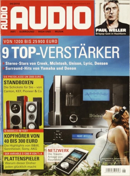 Audio 6/2010 Zeitschrift
