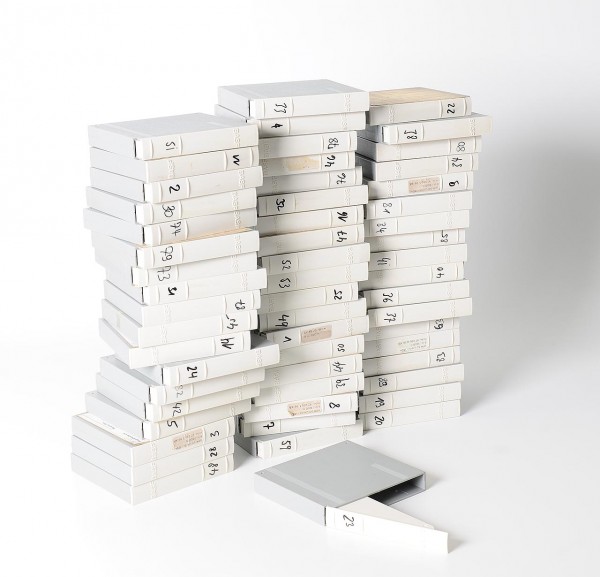 56 pieces BASF tape archive boxes 13cm