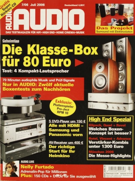 Audio 7/2006 Zeitschrift