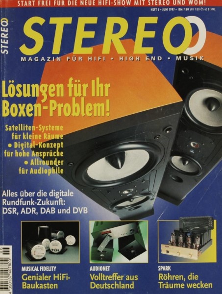 Stereo 6/1997 Zeitschrift