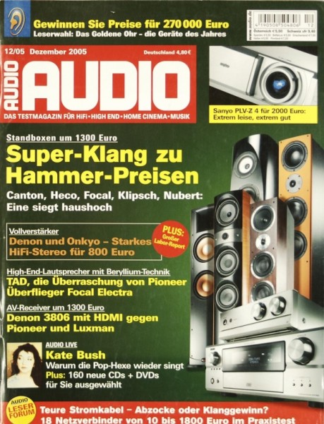 Audio 12/2005 Zeitschrift