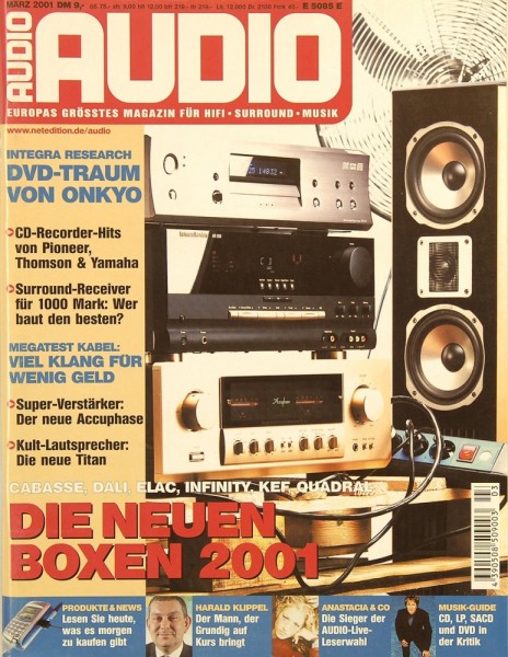 Audio 3/2001 Zeitschrift