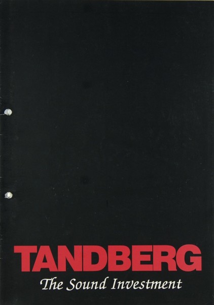 Tandberg Produktübersicht Prospekt / Katalog