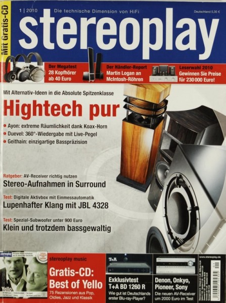 Stereoplay 1/2010 Zeitschrift