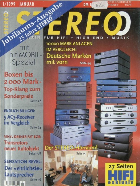 Stereo 1/1999 Zeitschrift