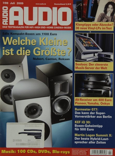 Audio 7/2009 Zeitschrift