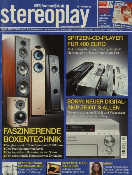 Stereoplay 9/2005 Zeitschrift