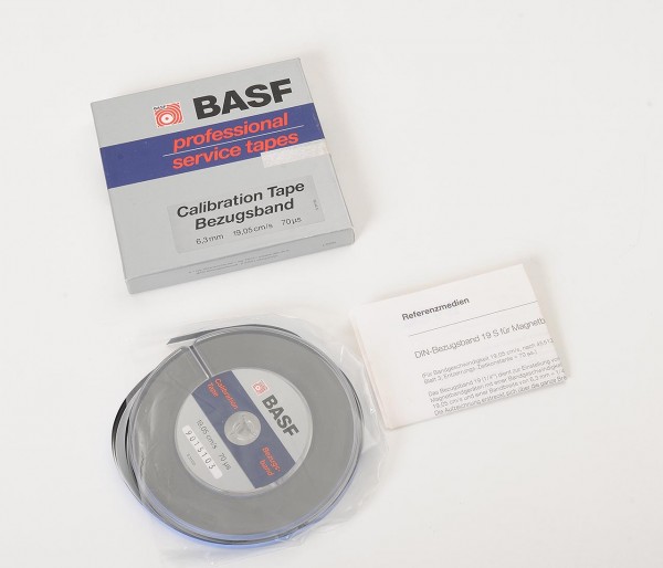 BASF reference tape calibration tape 19cm/s 1/4 inch