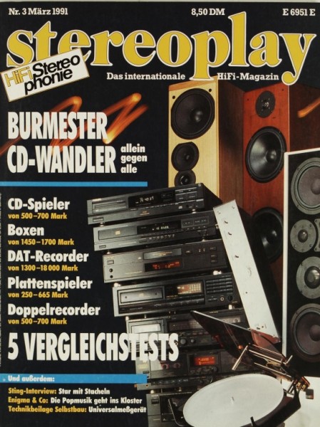 Stereoplay 3/1991 Zeitschrift