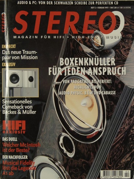 Stereo 2/1997 Zeitschrift