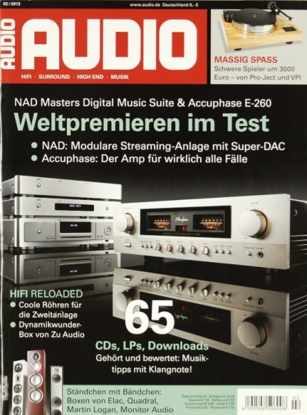 Audio 2/2013 Zeitschrift