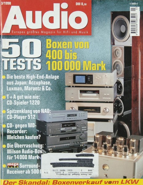 Audio 3/1998 Zeitschrift