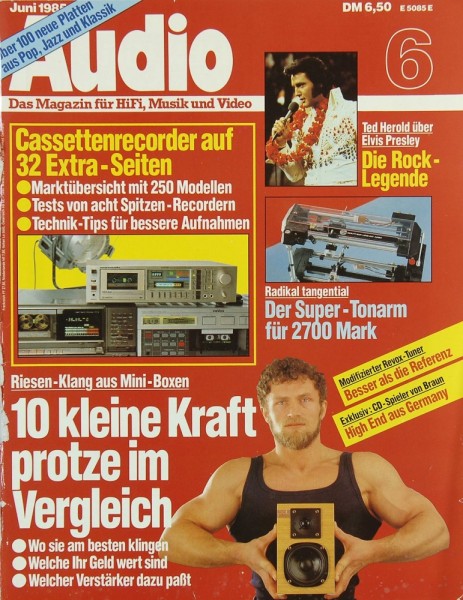 Audio 6/1985 Zeitschrift