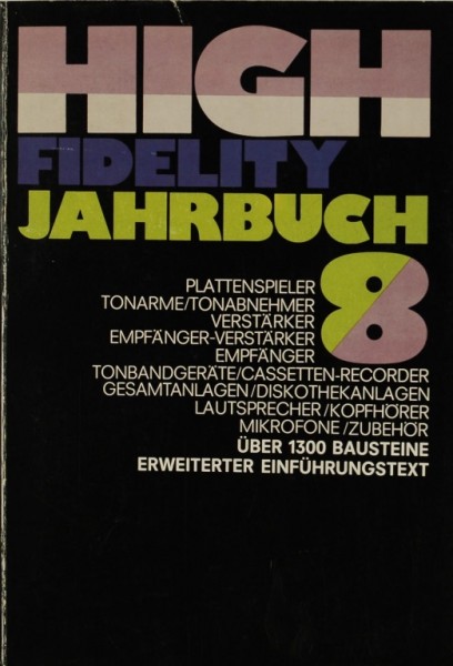 High Fidelity Jahrbuch 8 Hifi-Jahrbuch