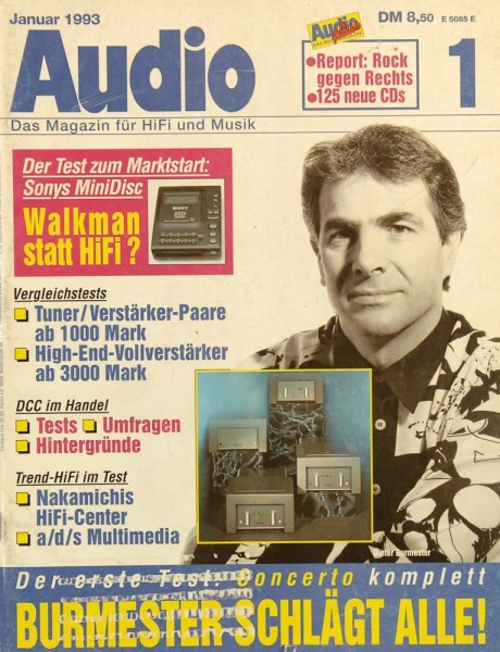 Audio 1/1993 Zeitschrift