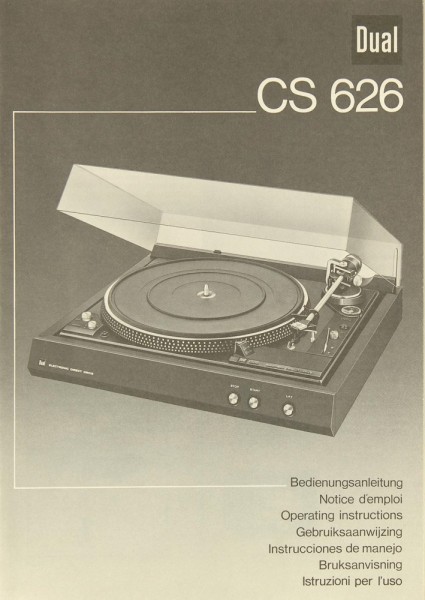 Dual CS 626 Manual