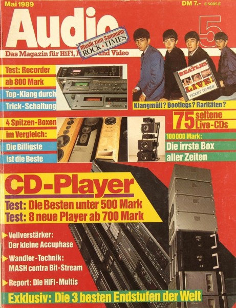 Audio 5/1989 Zeitschrift