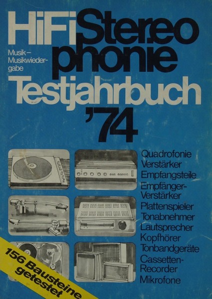 Hifi Stereophonie Testjahrbuch ´74 Hifi-Yearbook
