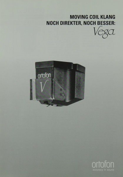 Ortofon Vega Brochure / Catalogue