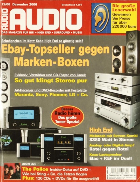 Audio 12/2006 Zeitschrift