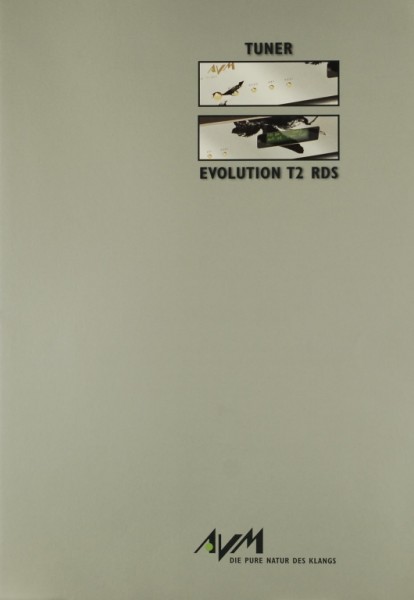 AVM Evolution T2 RDS Prospekt / Katalog