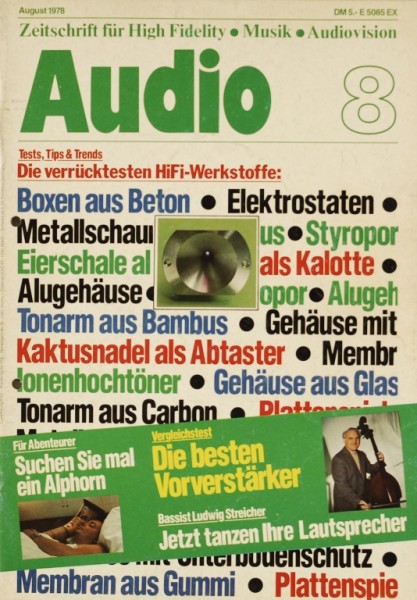 Audio 8/1978 Zeitschrift
