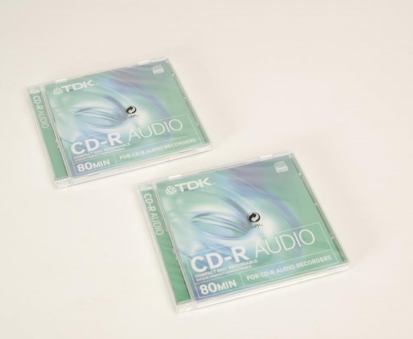 TDK CD-R 80 for Audio 2er Set NEU!