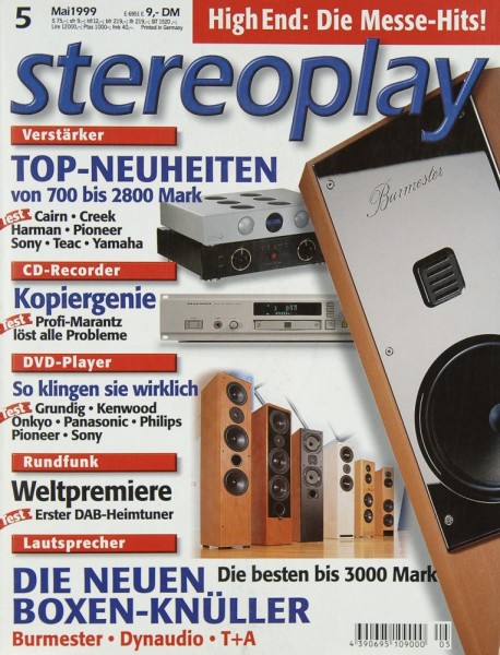 Stereoplay 5/1999 Zeitschrift