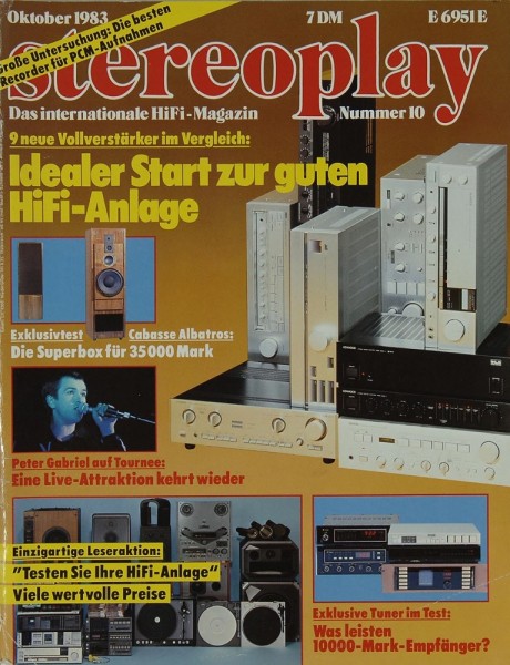 Stereoplay 10/1983 Zeitschrift