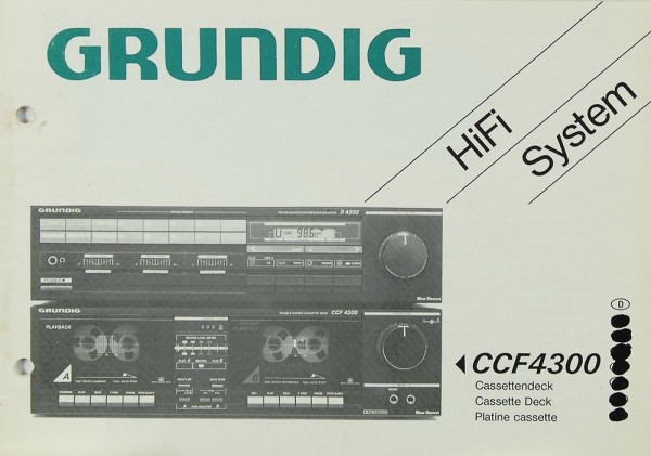 Grundig CCF 4300 Manual