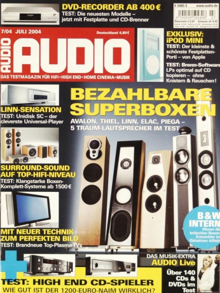 Audio 7/2004 Zeitschrift