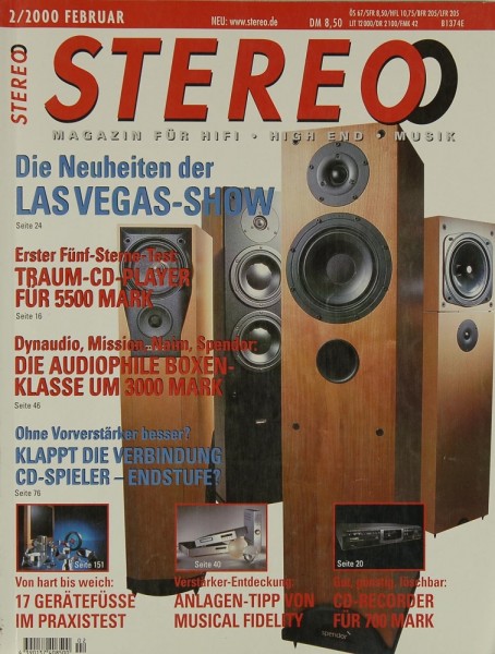 Stereo 2/2000 Zeitschrift