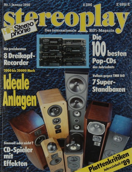Stereoplay 1/1990 Zeitschrift