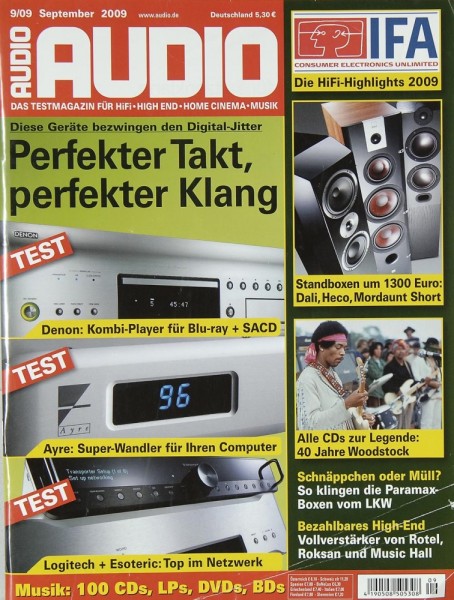 Audio 9/2009 Zeitschrift