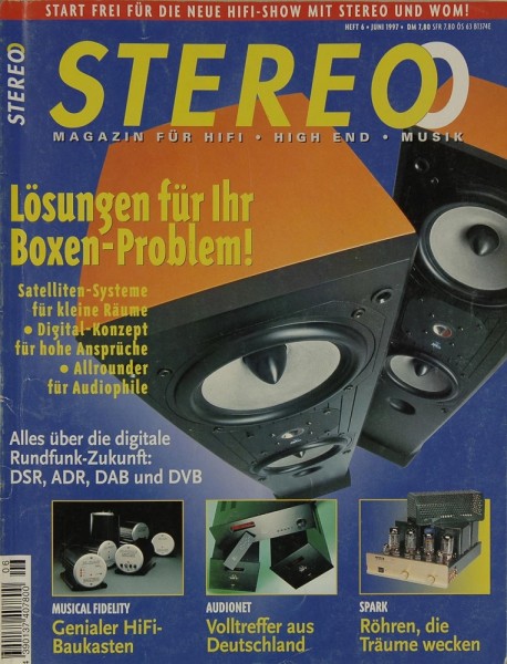 Stereo 6/1997 Zeitschrift