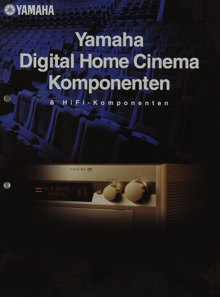 Yamaha Digital Home Cinema Komponenten Prospekt / Katalog
