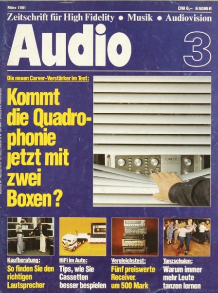 Audio 3/1981 Zeitschrift