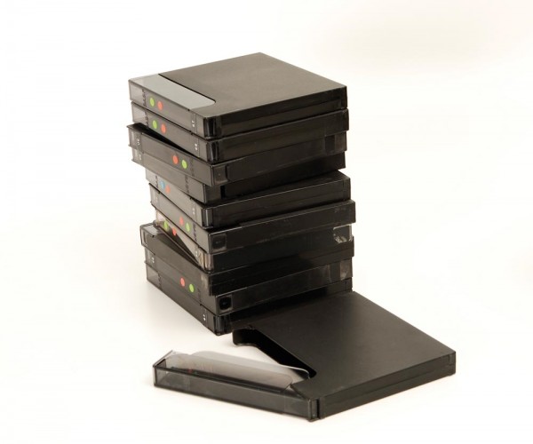 BASF Tonband Archivboxen 15er schwarz 10er Set