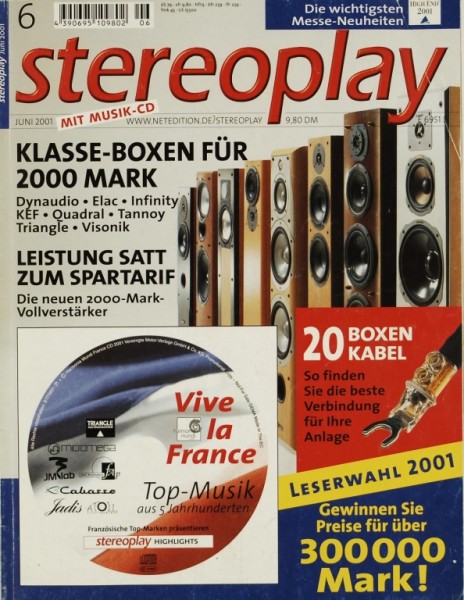 Stereoplay 6/2001 Magazine