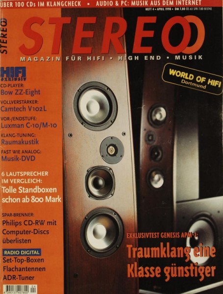Stereo 4/1998 Zeitschrift