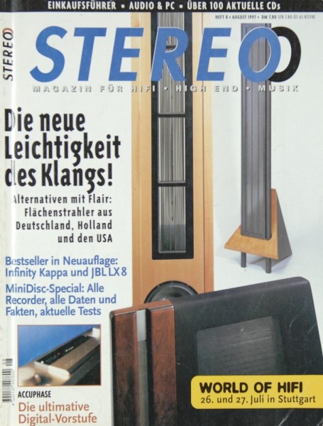 Stereo 8/1997 Zeitschrift