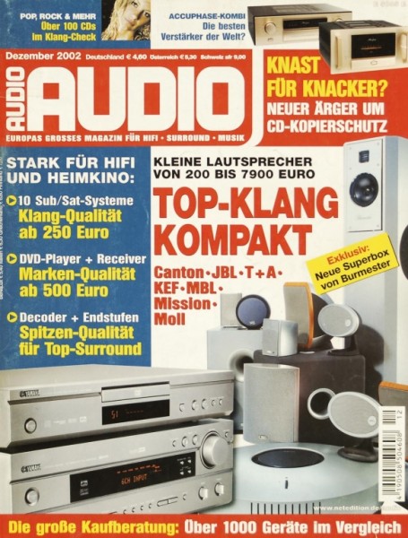 Audio 12/2002 Zeitschrift