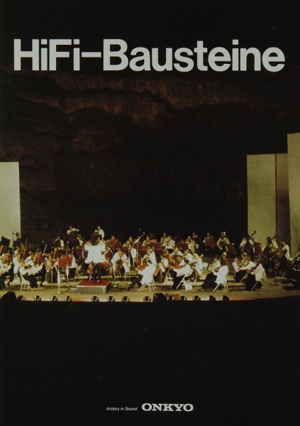 Onkyo Hifi-Bausteine Brochure / Catalogue