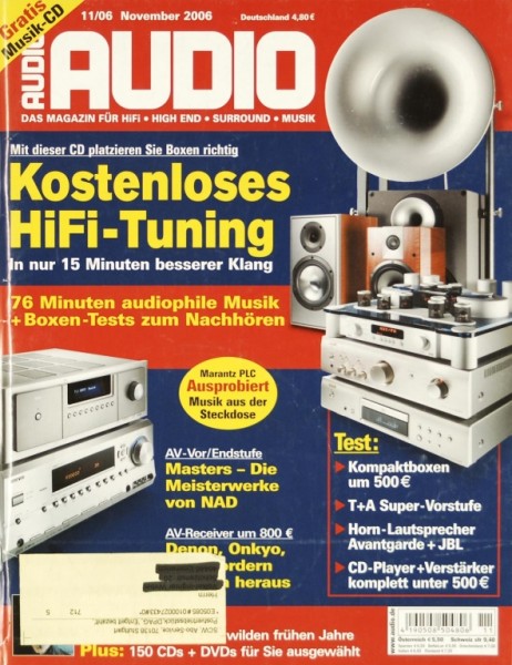Audio 11/2006 Zeitschrift