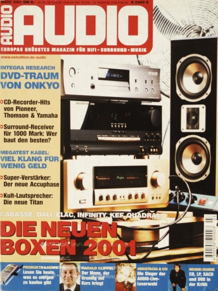 Audio 3/2001 Zeitschrift