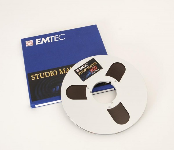 Emtec Studio Master 900 Maxima Tonbandspule 27er NAB Metall mit Band NEU!