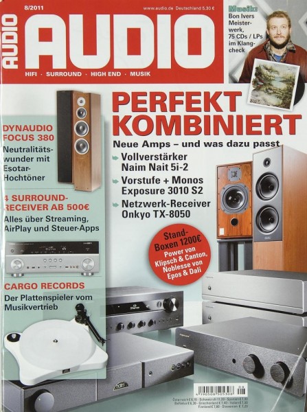 Audio 8/2011 Zeitschrift