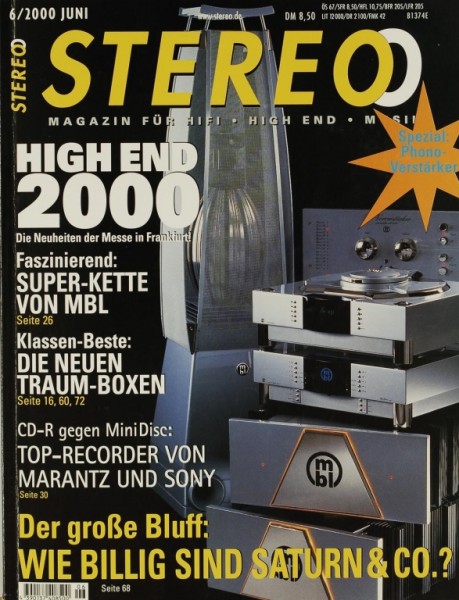 Stereo 6/2000 Magazine