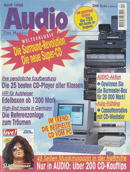Audio 4/1995 Zeitschrift