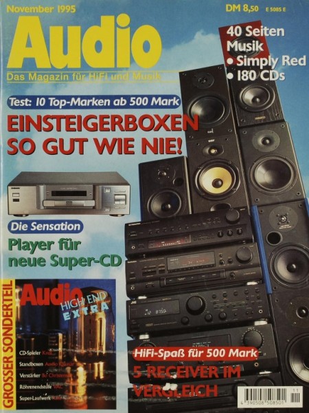 Audio 11/1995 Zeitschrift